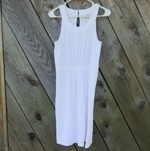 Loft, white dress, size M